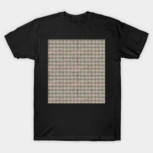 Lines on Houndstooth T-Shirt